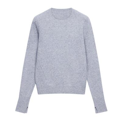 【100%山羊绒】BLUE ERDOS春季格雷针织套衫女B246A0001