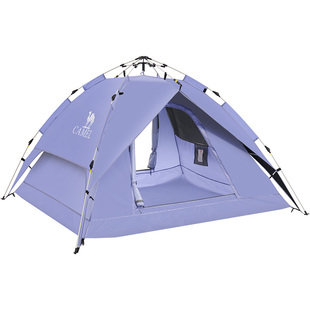 骆驼帐篷户外便携式折叠黑胶全自动速开防雨防晒加厚野外露营野餐