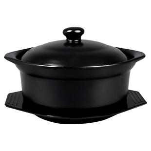 商用米线麻辣烫耐高温陶瓷砂锅鸡公煲专用沙锅明火煤气灶干烧砂锅