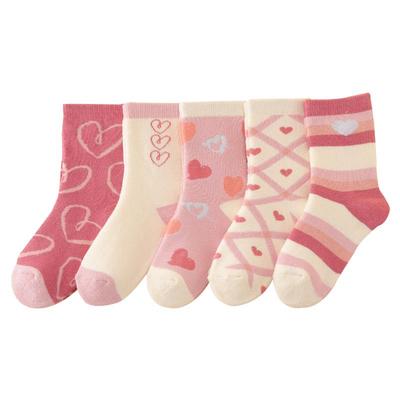 棉奇熊女童加厚毛圈袜冬保暖抗寒