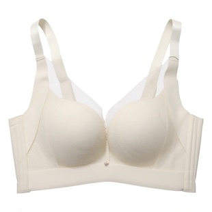 都市丽人正品LJC4A8女士水光杯软钢圈上薄下厚B杯四排调整型文胸