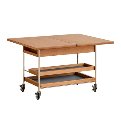 出乎生活时光樱桃木可折叠小推车