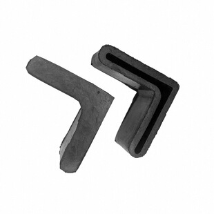 三角铁脚套角铁脚套橡胶塑料角铁脚套L型护套垫保护护防撞滑货架