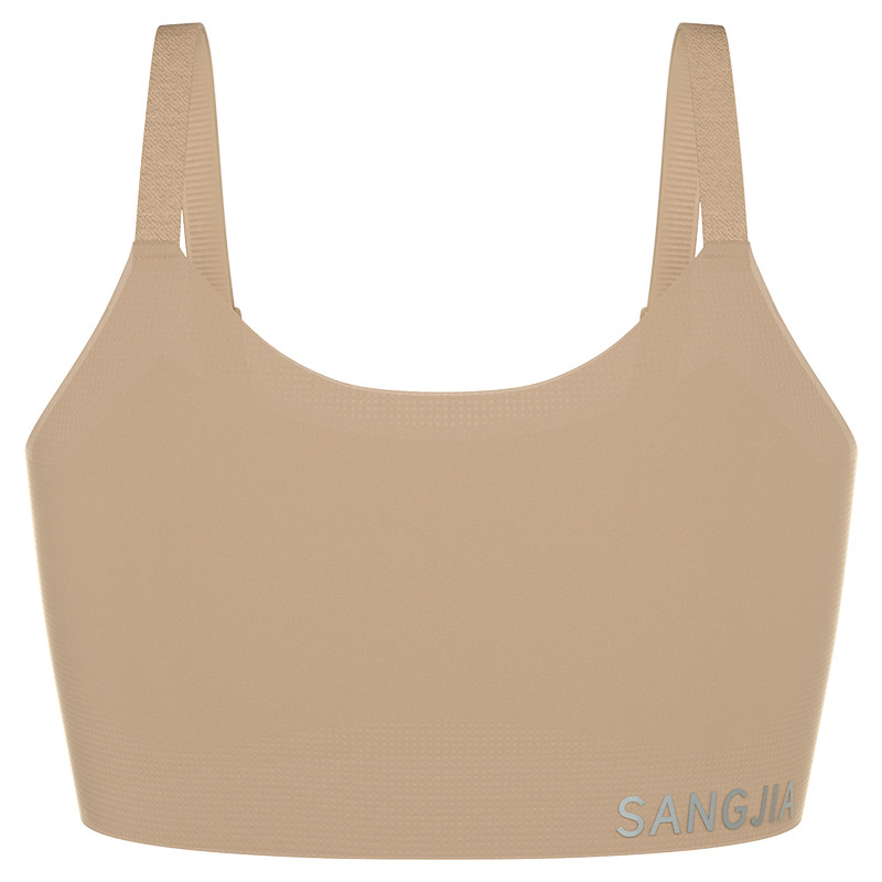 桑嘉夏季云感无痕吊带束胸内衣女大胸显小塑胸学生裹胸超平胸神器