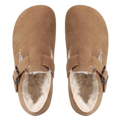 不卷价格拼质量】真皮勃肯鞋加绒