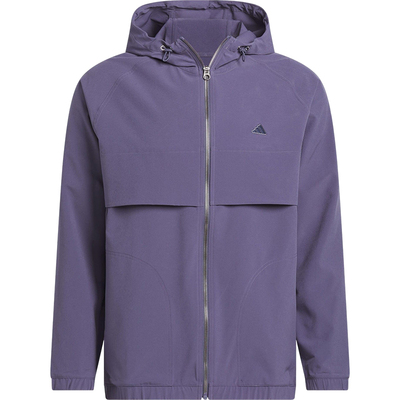 Adidas/阿迪达斯正品2025男士连帽高尔夫运动梭织夹克外套JL7916