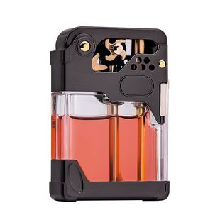 ZORRO佐罗833风火轮煤油打火机一键弹射透明仓高颜值个性创意刻字