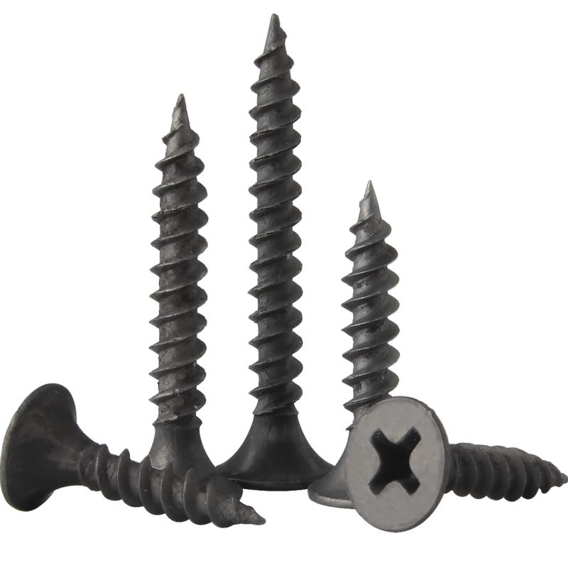 铁灰磷墙板钉十字平头自攻螺丝钉沉头螺钉石膏板干壁钉一斤装M3.5