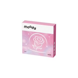 moody时光机月抛美瞳2片自然棕色系大直径扩瞳可爱彩色隐形眼镜