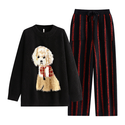 【商场同款】悦内女士半边绒睡衣