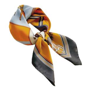 丝巾女百搭春秋小方巾女时尚洋气围巾围脖护颈教师职工礼品丝巾女