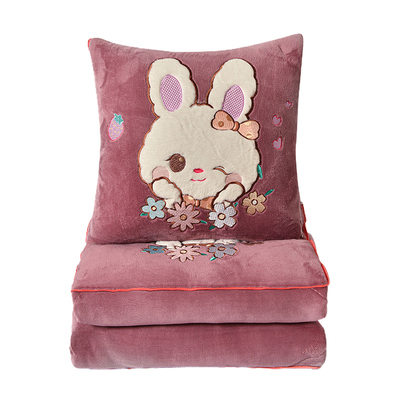 加厚保暖抱枕被子两用