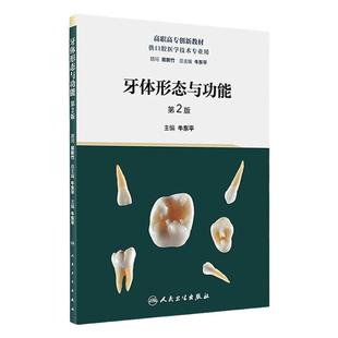 牙体形态与功能第二2版人卫高职高专石膏牙雕刻工艺材料固定修复可摘局部义齿全口数学化美学基础人民卫生出版社口腔医学技术教材