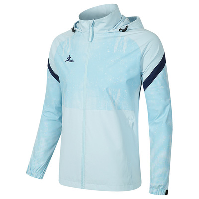 茵浪运动风衣男足球训练防风外套