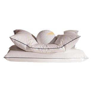 德国irisette白鹅绒枕蝶翼分区枕羽绒侧睡枕头护颈椎