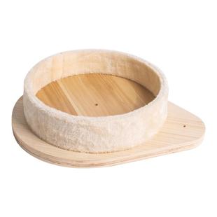 猫爬架猫窝DIY配件太空舱藤编顶天立地实木替换柱通天柱宠物用品