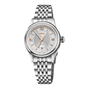 【限时钜惠】豪利时ORIS瑞士手表经典系列轻奢机械腕表女表钢带