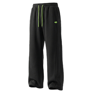 超厚羊羔绒青少年加绒加厚裤子2025冬季新款休闲直筒初高中学生潮