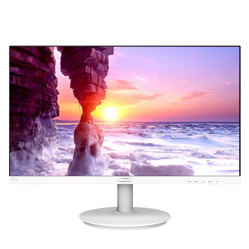 飞利浦27英寸显示器IPS屏75Hz HDMI +VGA+DP爱眼低蓝光屏幕272S9W