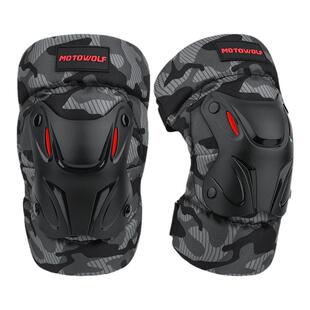 摩多狼摩托车护膝春夏摩旅骑车防风膝盖护腿机车骑行防摔保暖护具