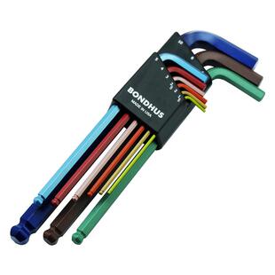 美国进口波顿BONDHUS公英制长球头内六角扳手套装螺丝刀五金工具