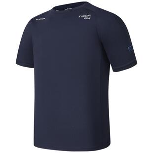 FILA 斐乐官方男子运动短袖衫2024夏新基础健身训练服防晒冰丝T恤