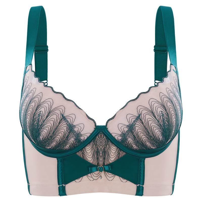 六排扣内衣网红防下垂收胃腩文胸