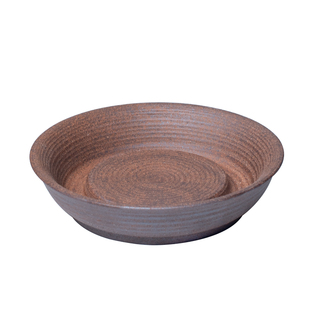 小号圆形原矿粗陶壶承干泡盘日式壶托储水小茶台陶瓷壶垫茶具配件