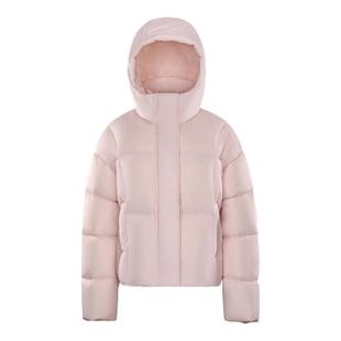 骆驼女装羽绒服短款2025冬季新款90绒保暖防寒连帽面包服羽绒外套