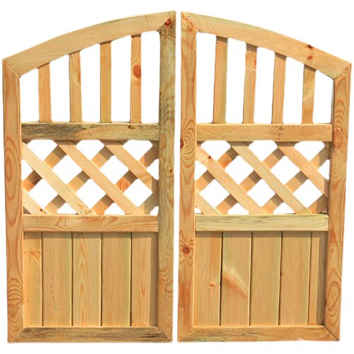 定制花园木门碳化防腐木栅栏围栏门户外庭院围墙院子篱笆护栏木门