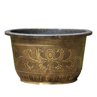 特大号加厚大花盆古铜塑料树脂花盆铁树种阳台庭院养鱼荷花专用盆