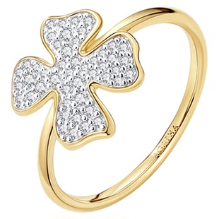 AGATHA/瑷嘉莎四叶草系列戒指女巴黎时尚轻奢高级感小众法式