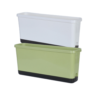 8cm宽长方形窄花盆阳台种菜盆长条蔬菜种植窗台草莓花槽懒人神器