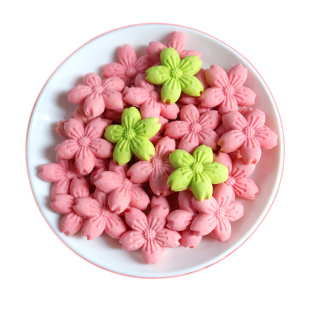 蛋糕装饰饼干热奶宝小料纸杯甜品摆件樱花造型草莓冰淇淋材料插件