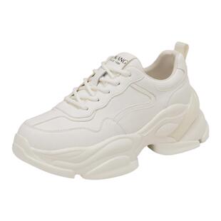 奥康女鞋 秋季新款时尚松糕底老爹鞋小个子增高运动休闲鞋