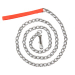 狗狗牵引绳铁链泰迪金毛遛狗绳狗链子小型中型大型犬项圈宠物用品