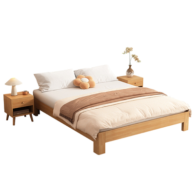 全实木无床头床架1.258榻榻米床