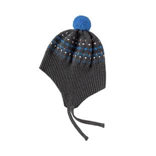 babylove婴儿毛线帽春秋季纯棉保暖包头帽外出防风针织帽百搭帽子