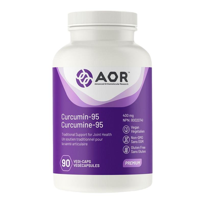 加拿大直邮AOR Cucurmin-95 天然高生物活性 优势姜黄素-95 90粒