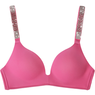 好奇小姐芭比Barbie联名光面无痕内衣女小胸聚拢文胸套装性感胸罩