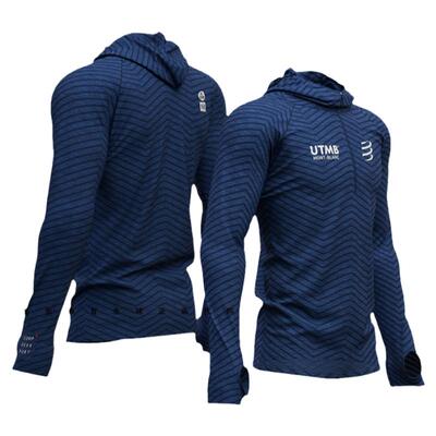 温控长袖compressport越野跑有帽