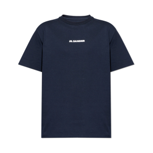 【极简主义】JIL SANDER 26SS 经典LOGO小标印花纯棉圆领短袖T恤