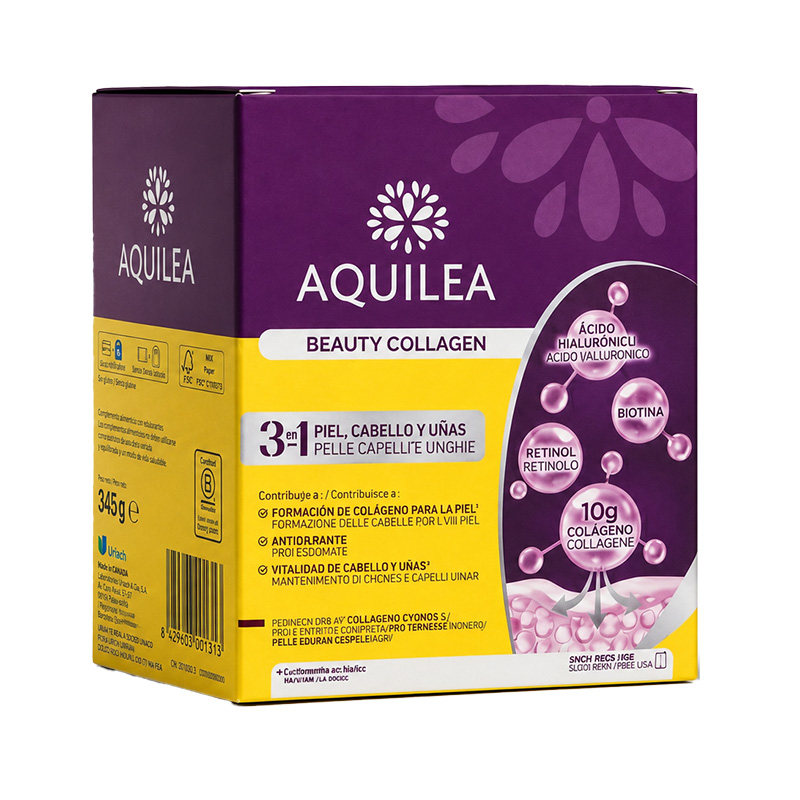 西班牙进口Aquilea正品胶原蛋白皮肤管理发甲养护正品
