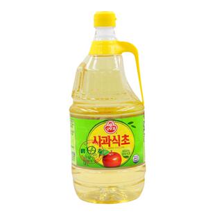 1瓶包邮 韩国进口不倒翁苹果醋1.8L/瓶 寿司醋奥土基苹果醋料理醋