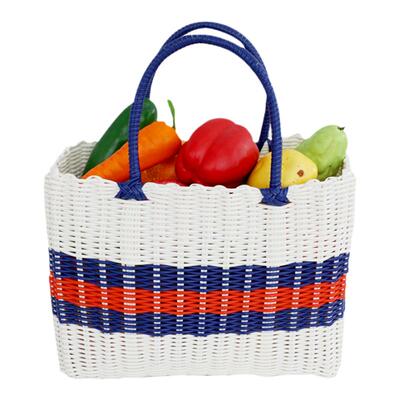 买菜篮子塑料浴室收纳购物篮