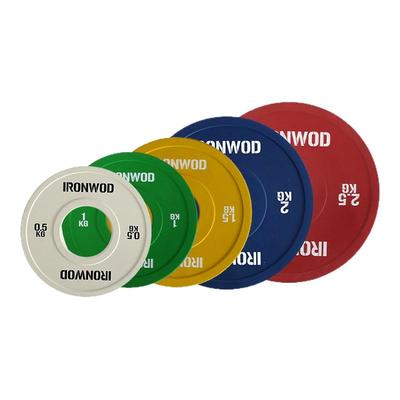 全胶杠铃片配重IRONWOD