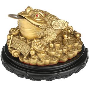 吉善缘全铜金蟾摆件招财开业礼品