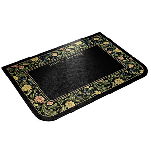 入户门地垫进门大门口皮革脚垫美式复古2024新款玄关门垫入门地毯