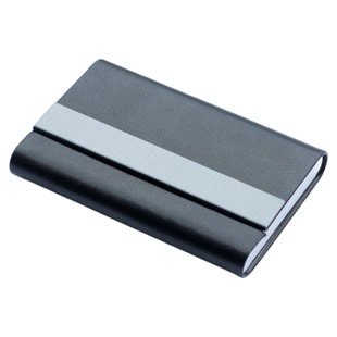 真皮名片夹男式商务大容量名片收纳盒时尚女士牛皮名片盒定制刻字