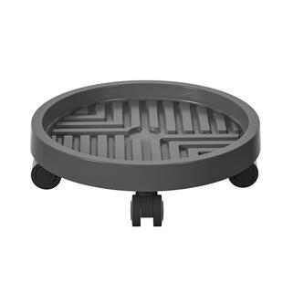 花盆底座托盘透气防烂根带轮可移动接水托盘加厚圆形垫高塑料底托